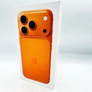 Apple iPhone 17 Pro Box Only Orange Excellent Empty Replacement Box